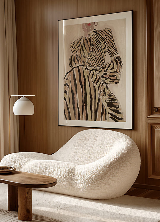 Plakát Zebra elegance