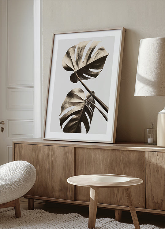 Plakát Monstera Gold 08
