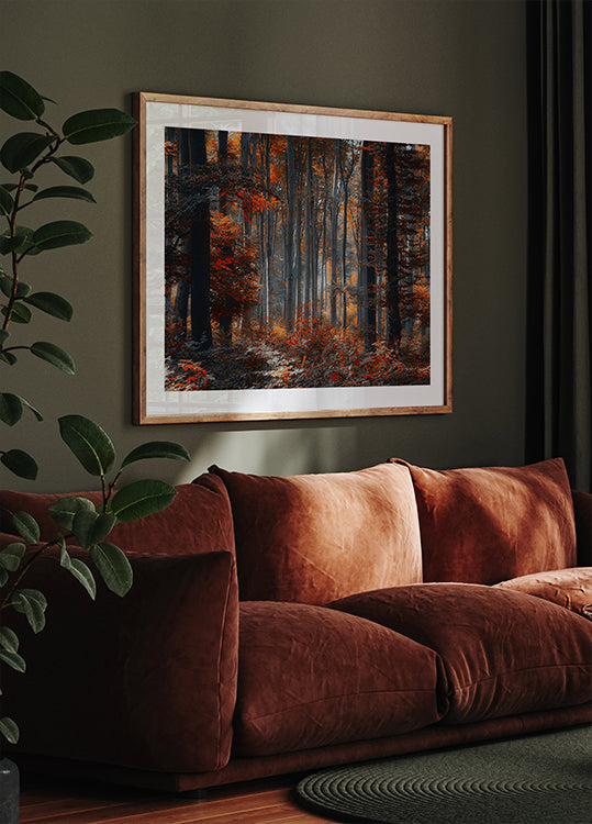 Malování lesního plakátu