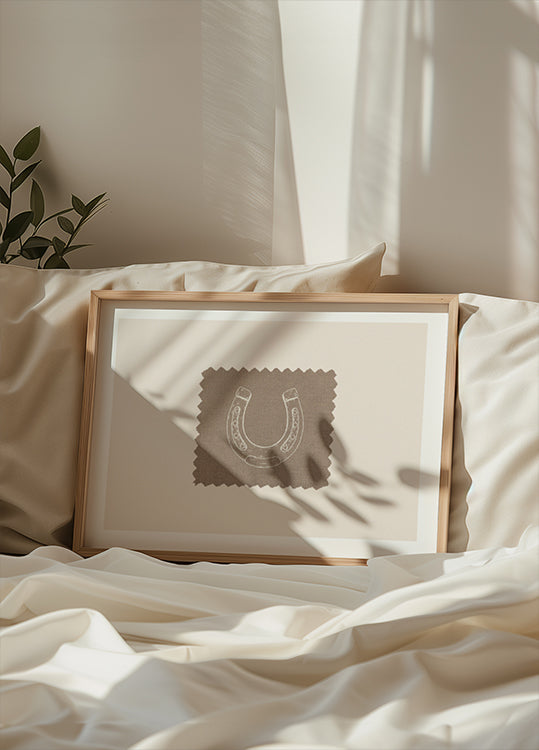 Rustikální plakát podkovy