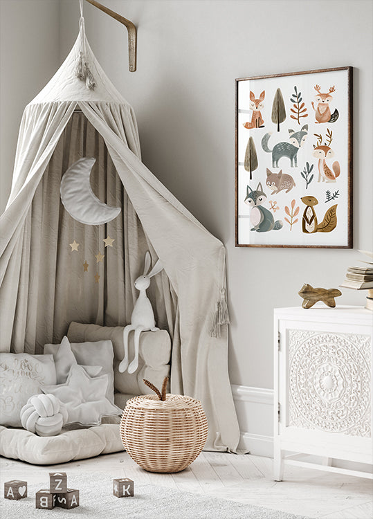 Roztomilá zvířátka plakát č. 1