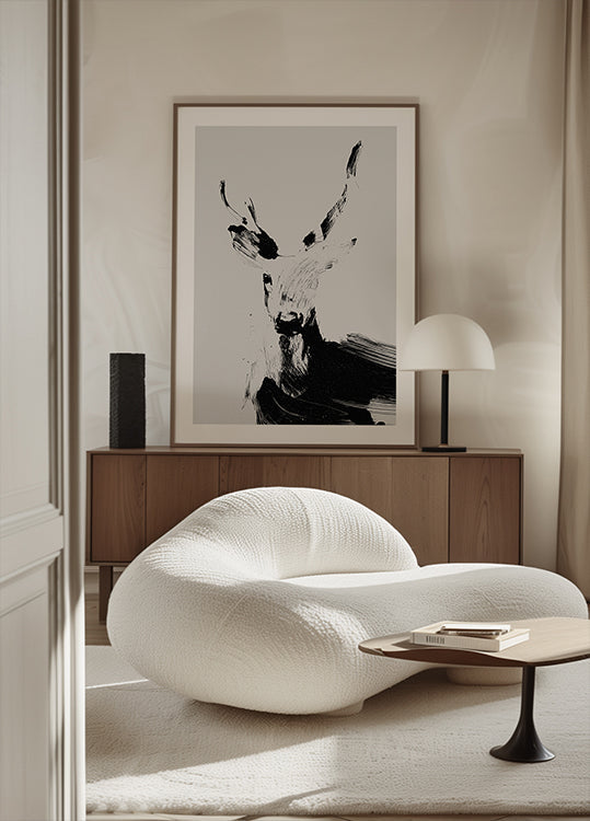 Plakát tahu štětcem Deer II