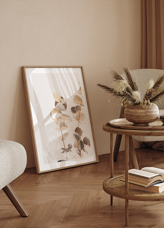 Plakát Eucalyptus Creative Gold 01