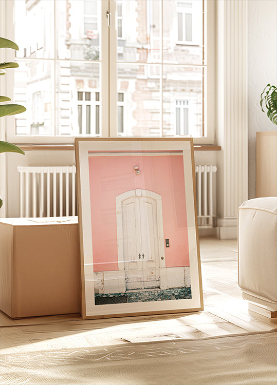 The white door Lisbon Plakat