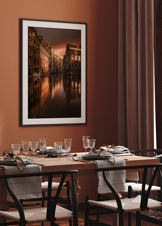 Amsterdamský večerní plakát