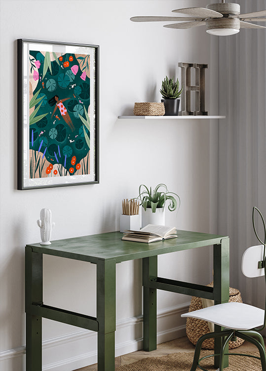 Plakát divoké plavání