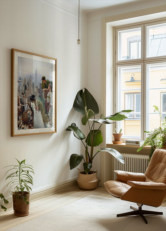 Pohled na Manhattan plakát