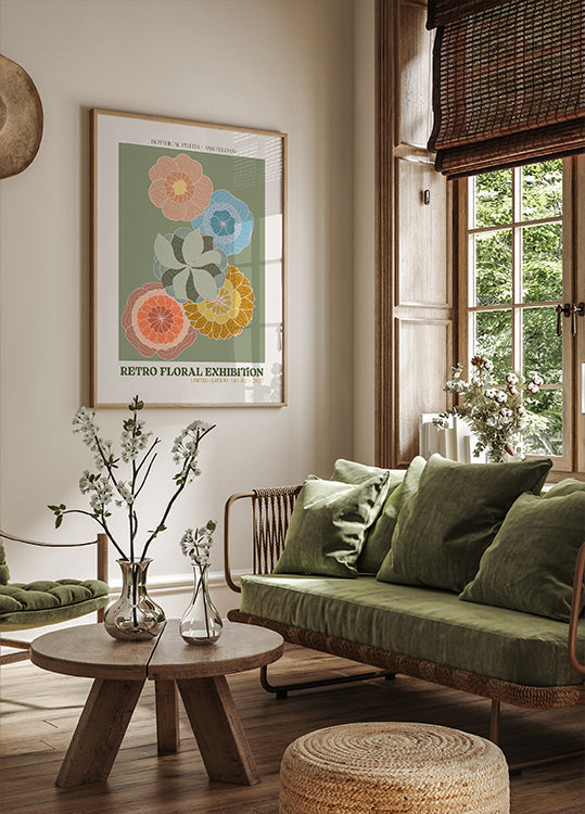 Plakát kvetoucí nostalgie