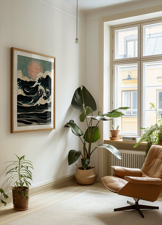 Plakát nebeské vlny