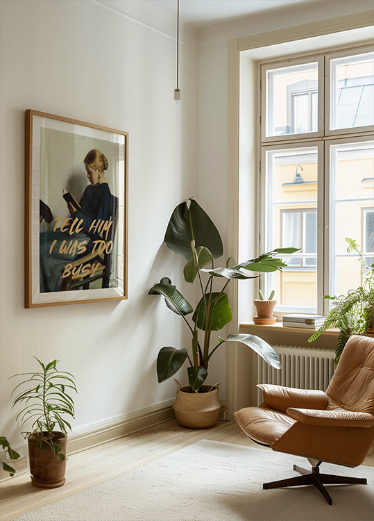 Plakát Řekni mu, že jsem byl příliš zaneprázdněn