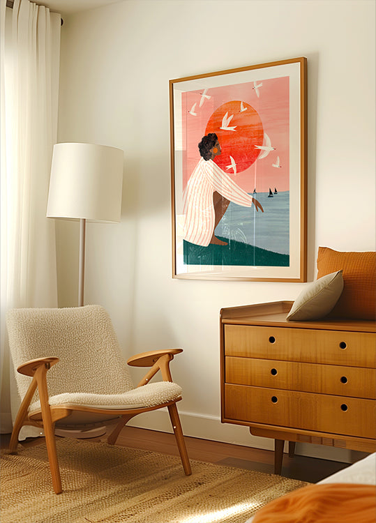 Západ Slunce Na Vlastním Plakátu