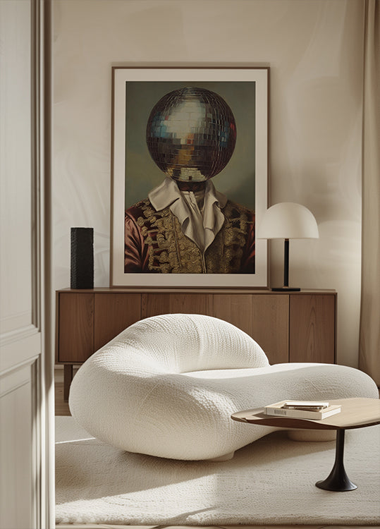 DiscoHead King / Altered Collage Art (NOVINKA)