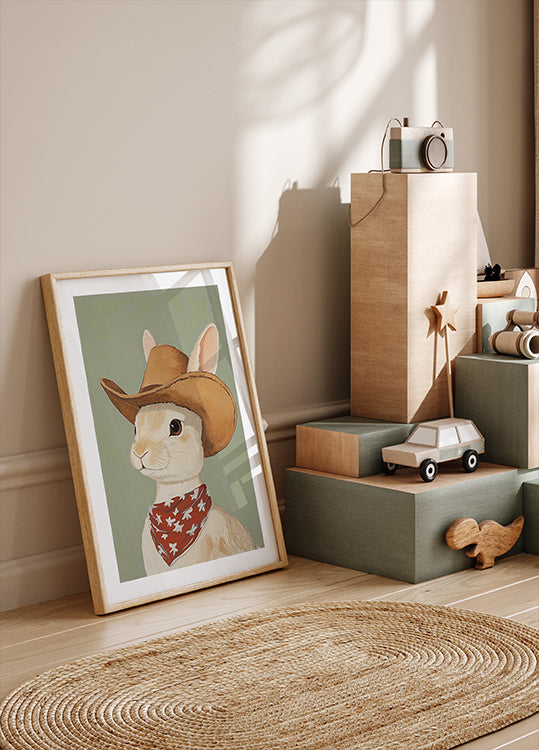 Plakát Kovboj králík