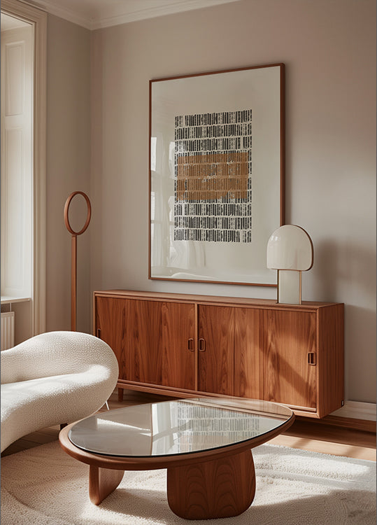 Vzor v kontrastním plakátu