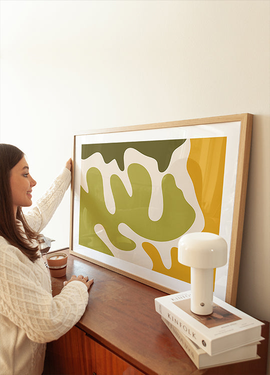 Moderní barevné tvary