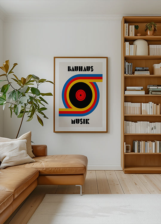 Bauhaus Music Vinyl Plakát
