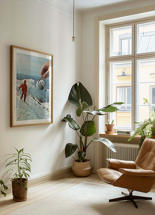 Zmrzlinová hora – plakát se sušenkami a krémem