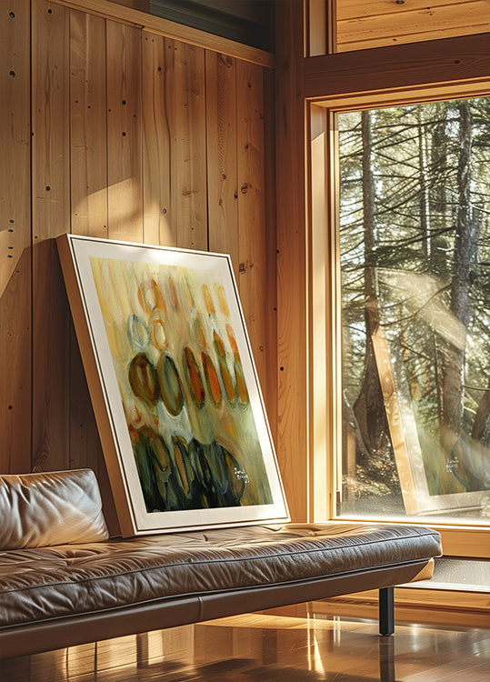 Abstrakt s ovály a zlatem II (NOVINKA)