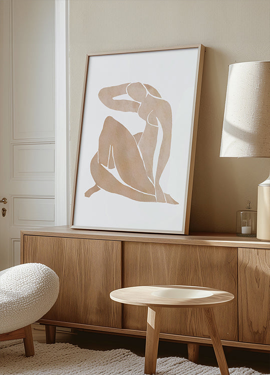 Ženy tvar abstraktního umění plakát