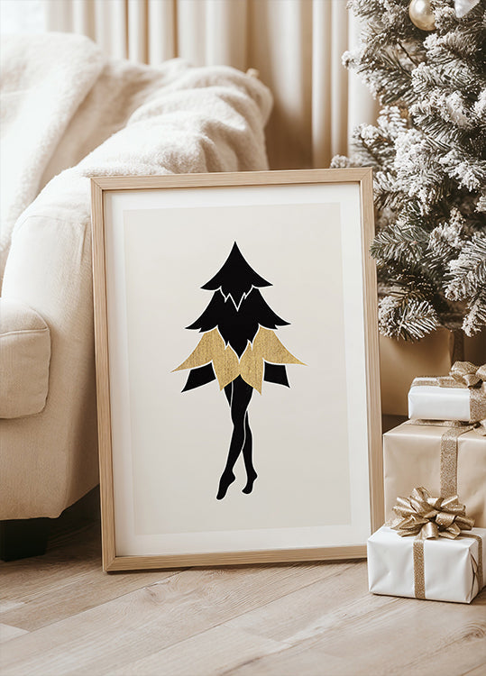 Plakát Lady Gaga O Vánocích (verze 2).