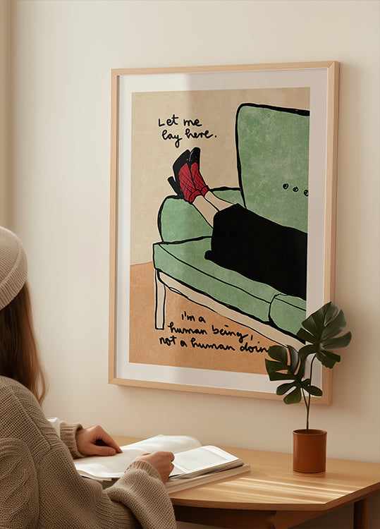 Nech mě tady ležet Plakát