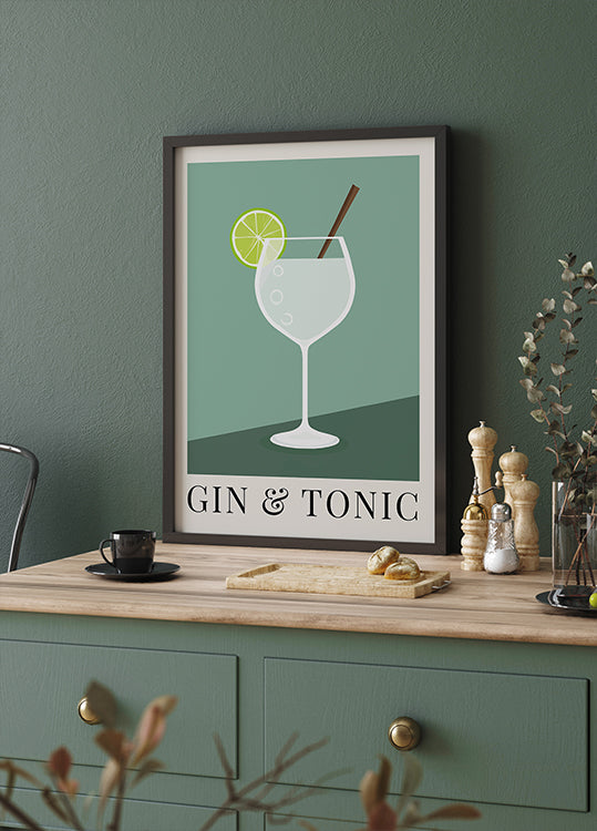 Plakát Gin & Tonic