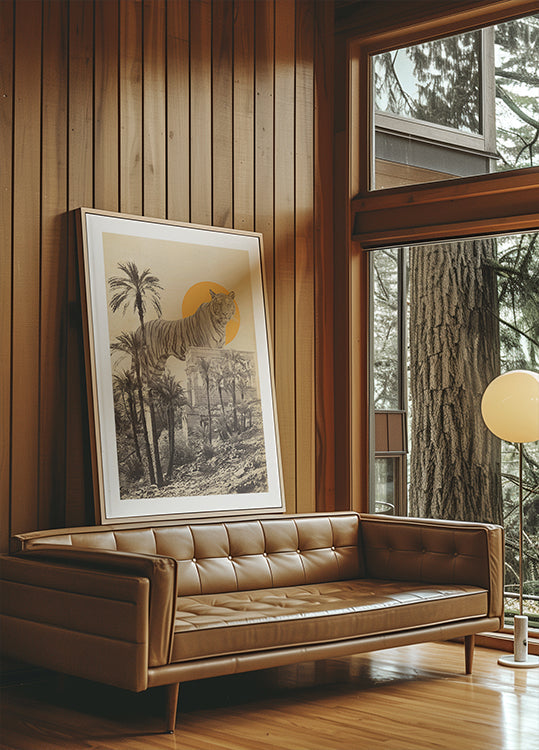 Obří tygr v troskách