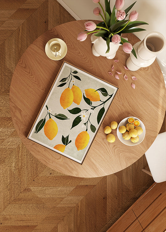 Citrusový symfonický plakát