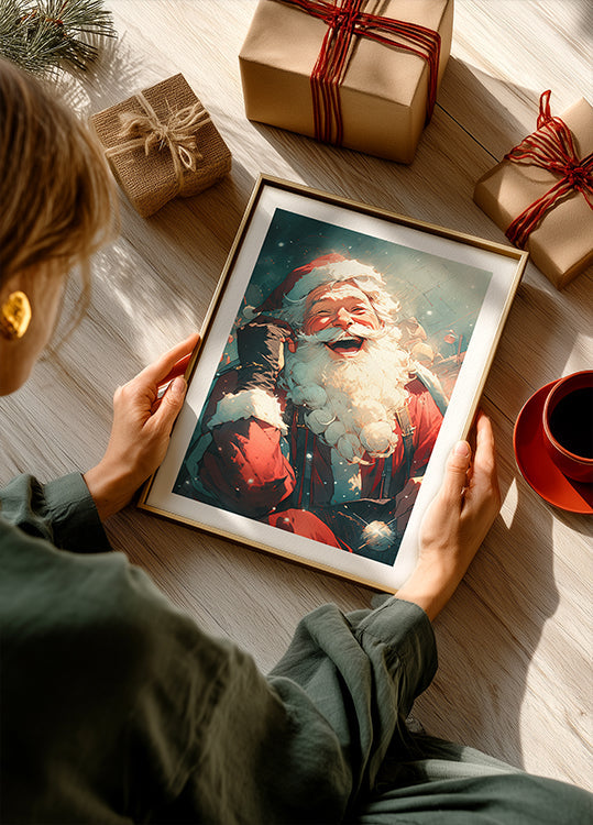 Jolly Santa Call Plakat