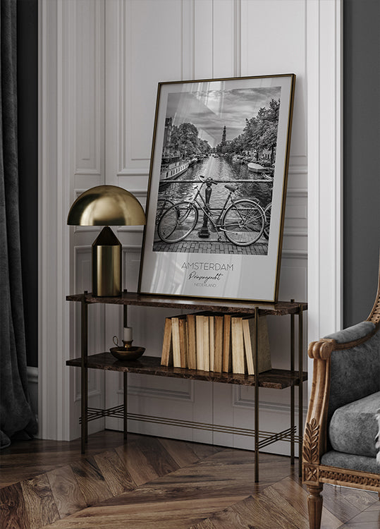 V centru pozornosti: plakát AMSTERDAM Prinsengracht