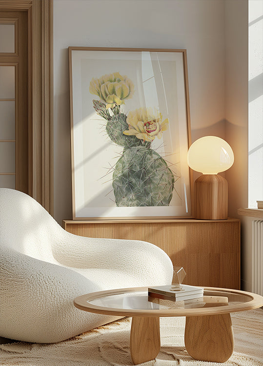 Missouri Opuncie ze Severní Ameriky Wildflowers (1925) Mary Vaux Walcott. plakát