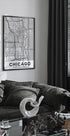 Chicago White Plakat - Posterbox