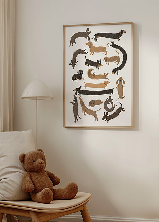 Tisk plakátu jezevčíka