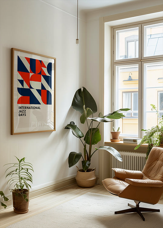 Plakát Jazzových dnů v Paříži