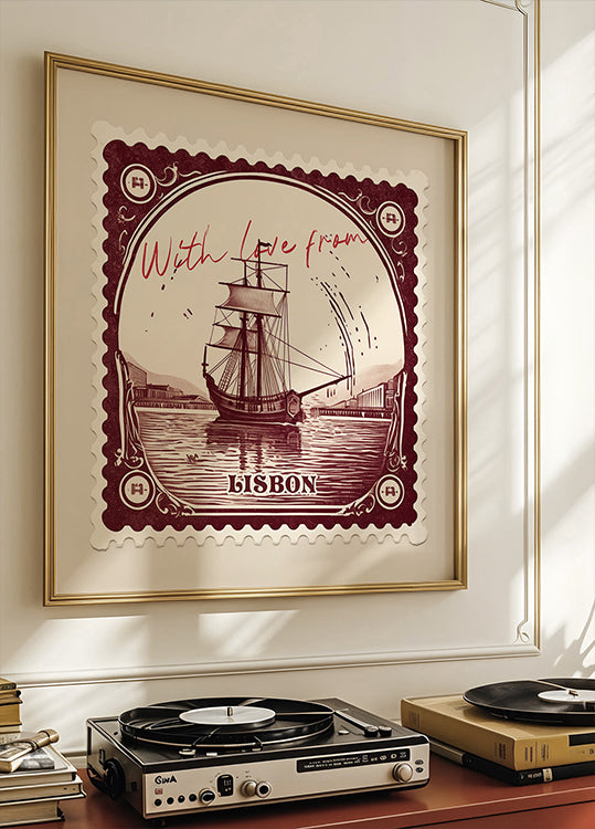 With Love From Lisbon Poster