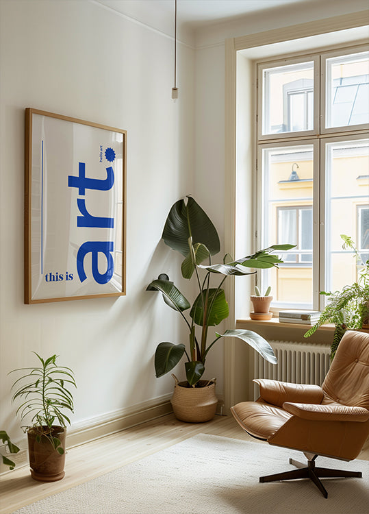 Dobrý den, tučný typografický plakát