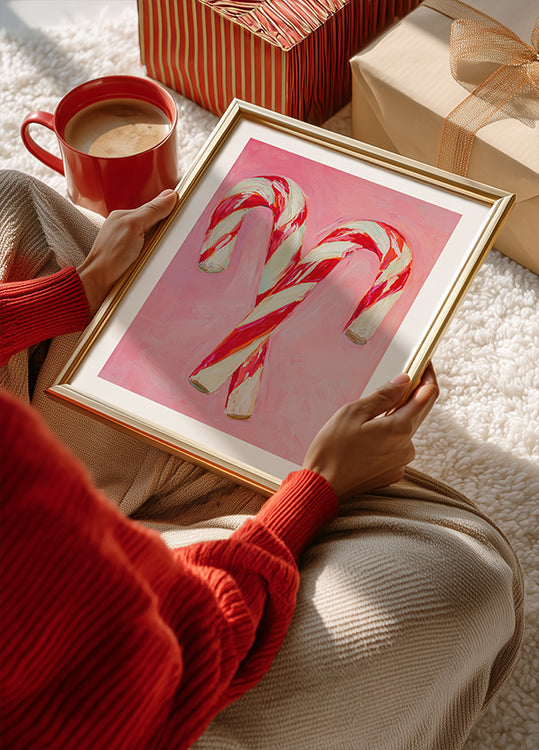 Candy Cane Delight Plakát