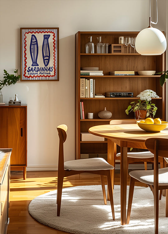 Plakát potěšení lisabonských sardinek