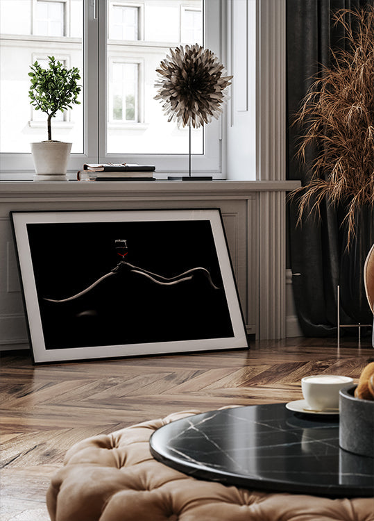 Bodyscape: plakát s ochutnávkou vína