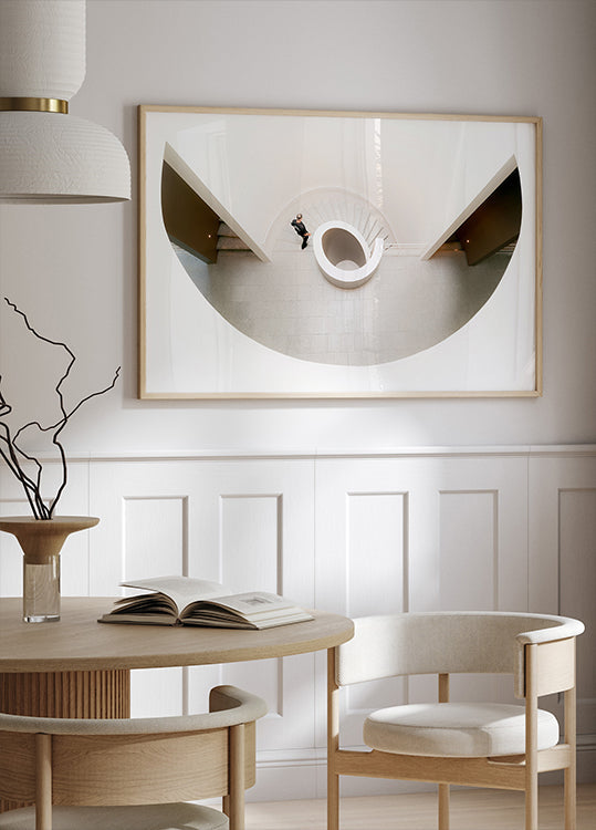 Plakát v přízemí