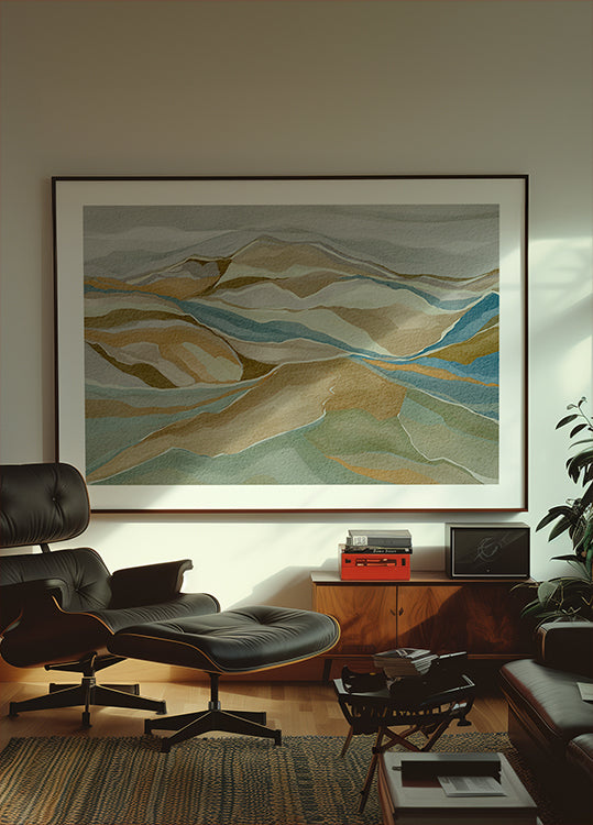 mountain range Plakat - Posterbox