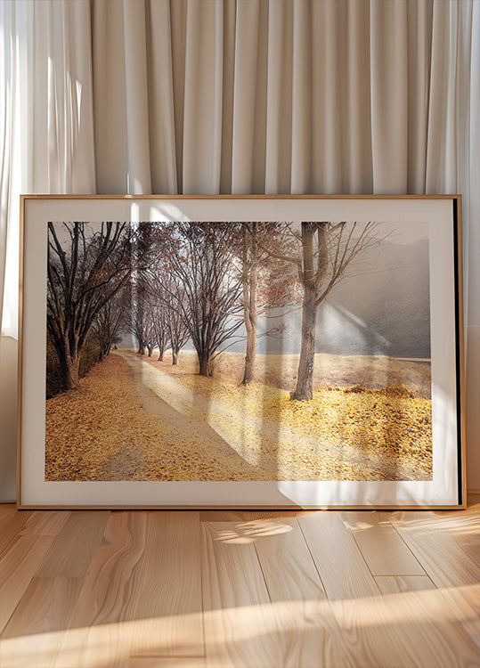 Plakát uprostřed podzimu