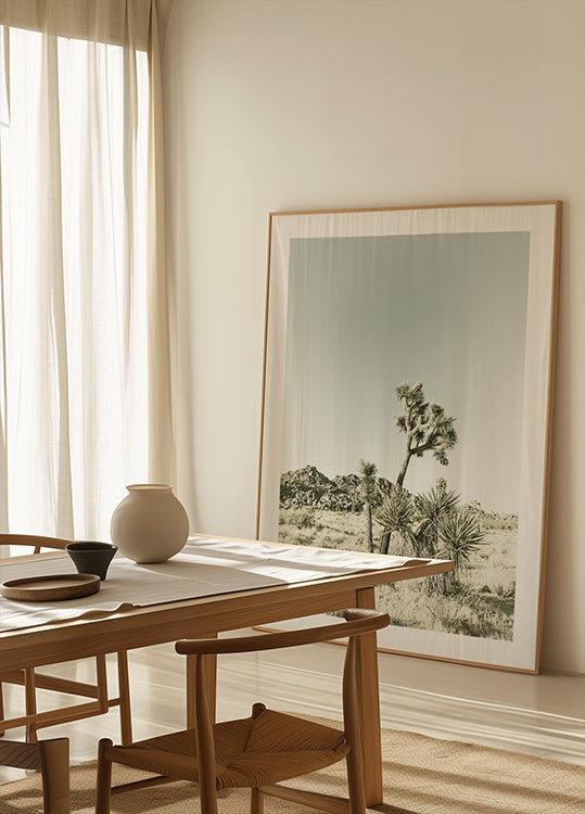 Národní park Joshua Tree Vintage Impression Plakát