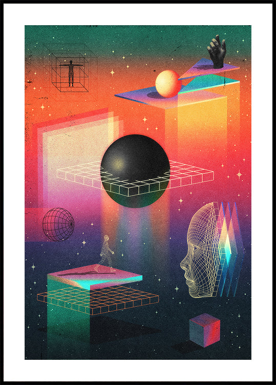 Between Dimensions - Posterbox