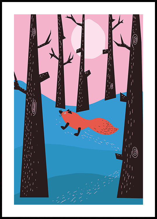 Winter Fox Plakat - Posterbox