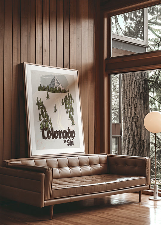 Colorado To Ski Plakat - Posterbox