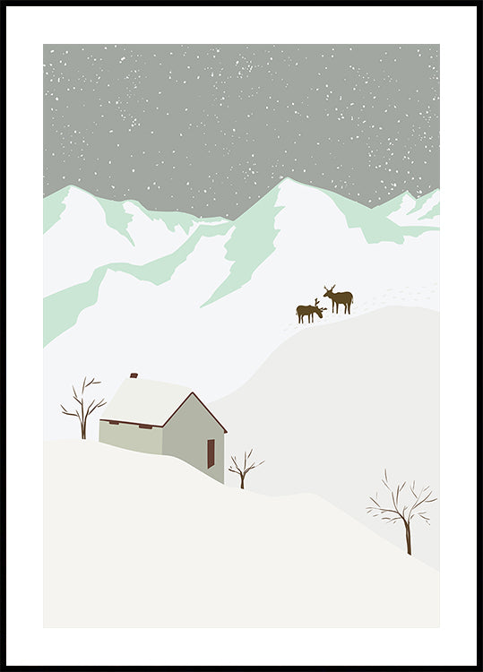 Winter view Plakat - Posterbox