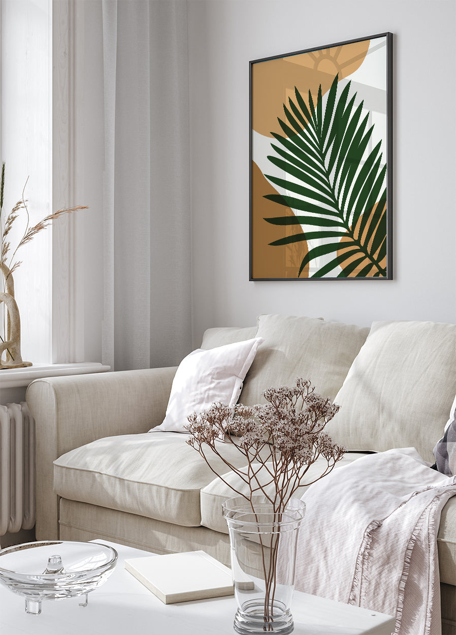 Palm Leaf Plakat - Posterbox.dk