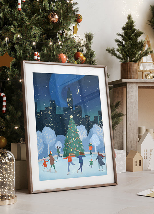 Xmas in NYC Plakat - Posterbox