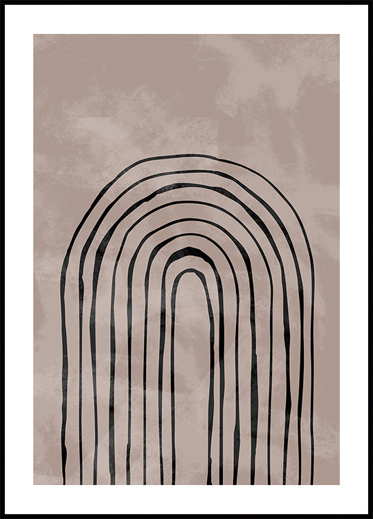 Arch one way black No.4 Plakat - Posterbox